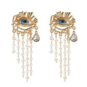 Schiaparelli style earrings